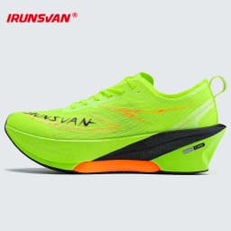 IRUNSVAN Men's Full Palm Carbon Plate Marathon Running Shoes Breathable And Comfortable Sports Shoes