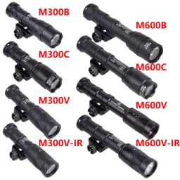 SureFire M600 M600B M600C M600V M600V-IR M300 M300B M300C M300V M300V-IR Tacitcal Airsoft Flashlight Scout LED Light