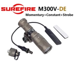 SureFire M600 M600B M600C M600V M600V-IR M300 M300B M300C M300V M300V-IR Tacitcal Airsoft Flashlight Scout LED Light