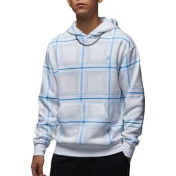 Nike genuine JORDAN Men's Plaid Warm Outdoor Sport Sweatshirt FV7459-100