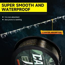 Sougayilang Carp Fishing Line 1000m Nylon Monofilament Line 14-24lb Max Drag Powerful Nylon Line for Carp Fishing