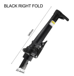 Bike Accessories Electric Folding Bike Adjustable Foldable Stem Inner Diameter 25.4mm Convenient Storage Inner Diameter 25.4mm