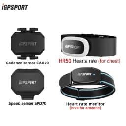 IGPSPORT CAD70 SPD70 Speed Sensor Dual Mode Support Bike Cadence HR50 HR70 Heart Rate Monitor For IGPSPORT Garmin Computer etc 