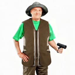 GUGULUZA Breathable Mesh Hunting Vests Multi-Pocket Tactical Vest Outdoor Shooting Training Jacket for Hunting Fishing Hiking