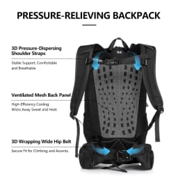 Widesea Camping Climbing Backpacks Sports Waterproof Shoulder Bag Tool Accessories Travel Backpack Camping Equipment Supplies
