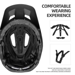 BATFOX Mountain Bike Helmet Can Install a Sports Camera Electric Cycling Gear Safety Cap for Men Women Bat Fox MTB Bicycle Helme