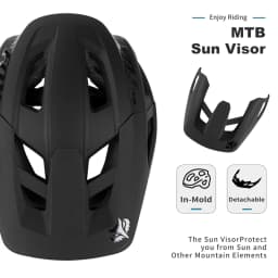 BATFOX Mountain Bike Helmet Can Install a Sports Camera Electric Cycling Gear Safety Cap for Men Women Bat Fox MTB Bicycle Helme