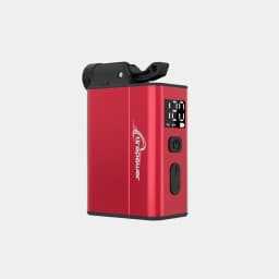 Electric Bike Air Pump Fast Inflation with Gauge 120PSI Tire Inflator Aluminum Alloy Pump with Presta & Schrader & Clik Valve