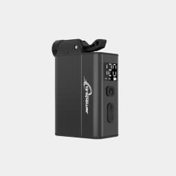 Electric Bike Air Pump Fast Inflation with Gauge 120PSI Tire Inflator Aluminum Alloy Pump with Presta & Schrader & Clik Valve