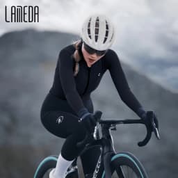 LAMEDA Professional Fleece Cycling Jersey for Women Thermal MTB Clothing Bicycle Jersey for Road Bike Riding in Autumn Winter