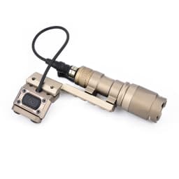 WADSN Offset Mount 300 600 Scout Light Button Side-mounted UN logo Base Set Tactical Flashlight Hunting Pressure Switch