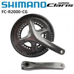 Shimano Claris Series FC-R2000-CG Crankset With Chain Guard Disc 2x8 Speed 170mm 50-34T For Road Bike Original Shimano