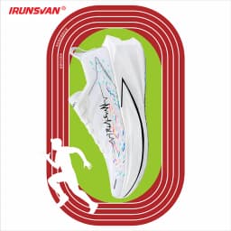 IRUNSVANShadow Wing 3.0 Full Palm Carbon Plate Running Shoes for Track and Field Sprint Training Professional Sports Men's Shoes