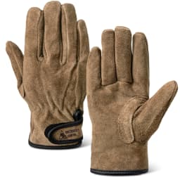 OneTigris Welding Gloves Fireproof Leather Work Gloves for Men/Women Forge BBQ Camping Wood Stove Heat-Insulating Cowhide