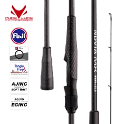 PURELURE NEW NDVIA MAX Ajing And Eging Tubular Tip 8FT 8.3FT 8.6FT 1.2-10G Soft Lure And EGI F/MF Action Perch Pike Zander Squid