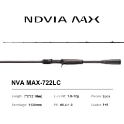 PURELURE NEW NDVIA MAX Ajing And Eging Tubular Tip 8FT 8.3FT 8.6FT 1.2-10G Soft Lure And EGI F/MF Action Perch Pike Zander Squid