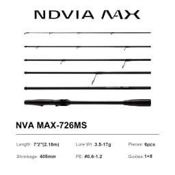 PURELURE NEW NDVIA MAX Ajing And Eging Tubular Tip 8FT 8.3FT 8.6FT 1.2-10G Soft Lure And EGI F/MF Action Perch Pike Zander Squid