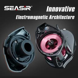 SEASIR DCAST DC Baitcasting Fishing Reel Digital Control Long Cast Carbon Washers Brass Gears 7.3:1 7+1BB Max Drag 8.5kg
