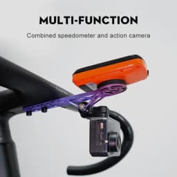 TOSEEK Titanium Alloy 3D Printed Bicycle Computer Extended Bracket Bicycle Cell Phone Holder Bicycle Stand Wahoo Garmin Mount