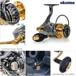 Okuma Roue De Pêche à Roue Rotative 5.5:1 Transmission De Précision Sans Couture, Comptage De Roulement 13 + 1BB, La Force De Fr