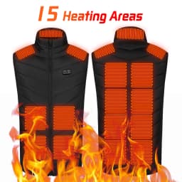26 Areas Men's Heated Vest Jacket Heated Winter Women's Heated Jacket Thermal Vest Warmer Outdoor Sports Camping Hiking Jacket