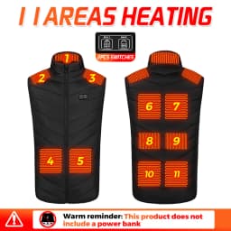 26 Areas Men's Heated Vest Jacket Heated Winter Women's Heated Jacket Thermal Vest Warmer Outdoor Sports Camping Hiking Jacket