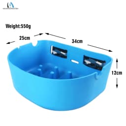 Maximumcatch Superlight UV Resistant FFSB Floating Fishing Stripping Basket Packable Fly Fishing Tackle Box for Fishing Wading
