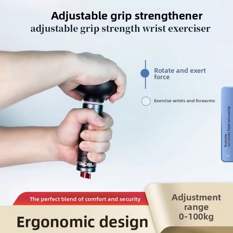 Adjust Grip Strength Wrist Strength Forearm Trainer Grip Strength Wrist Arm Aluminum Alloy Nylon Material