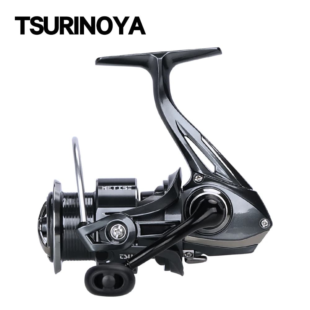 TSURINOYA Long Casting Versatile Spinning Reel METIS 1000 2000 3000 5.2:1 Gear Ratio Coil Pike Bass Freshwater Saltwater Wheel