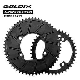 RIRO Bicycle 110BCD Chainwheel for R7000 R8000 R9100 Aluminum Bicycle Double Chainring 50-34/52-36/53-39/54-40T Bike Chainwheel