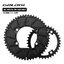 RIRO Bicycle 110BCD Chainwheel for R7000 R8000 R9100 Aluminum Bicycle Double Chainring 50-34/52-36/53-39/54-40T Bike Chainwheel