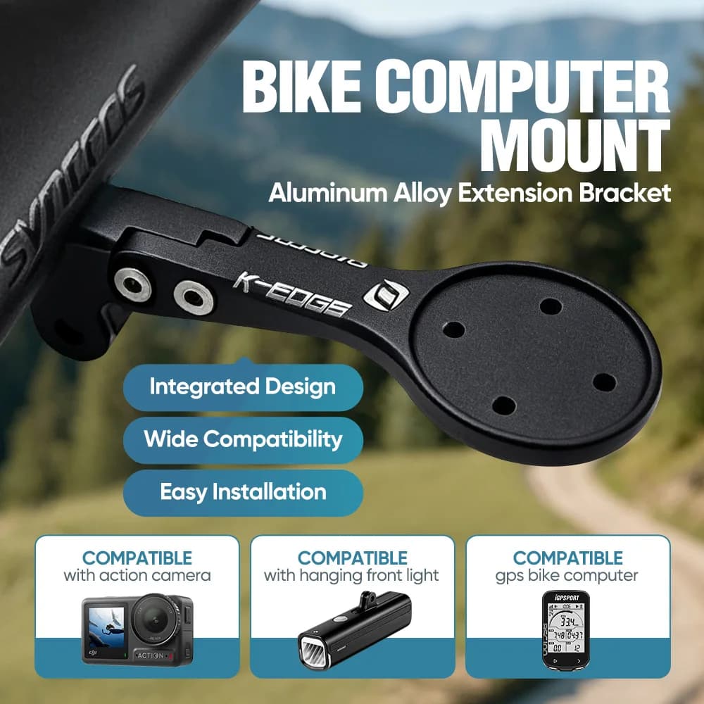 Aluminum Alloy Computer Mount for Syncros Fraser or Creston IC Cockpits GoPro/Garmin/Bryton/Wahoo Mount