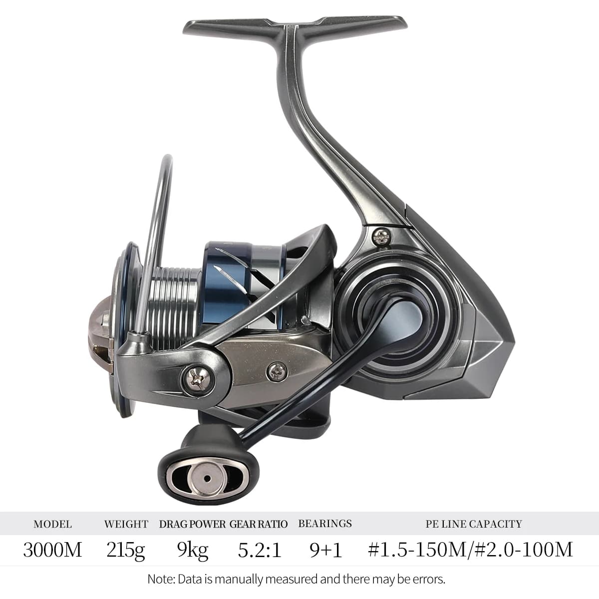 TSURINOYA Finesse MERLIN 1000 C2000S 165g METAL Spinning reel 5KG Max Drag Saltwater Reel Bass Pike Wheel