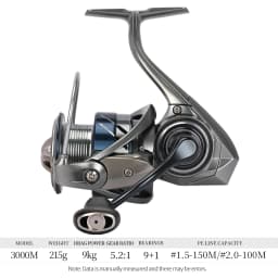 TSURINOYA Finesse MERLIN 1000 C2000S 165g METAL Spinning reel 5KG Max Drag Saltwater Reel Bass Pike Wheel