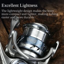 TSURINOYA Finesse MERLIN 1000 C2000S 165g METAL Spinning reel 5KG Max Drag Saltwater Reel Bass Pike Wheel