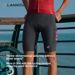 Lameda 2026 Men's Pro Cycling Shorts Summer Road Cycling Bib Shorts Moisture-wicking, Breathable, Uv-protective Bike Shorts