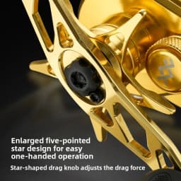 LOONGZE B201MC Big Object Far Throwing Drum Wheel CNC All-Metal Fishing Wheel Thunder Strong Black Giant Wheel Common in Fresh