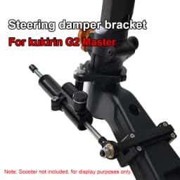 For Scooter Kukirin G2 Master Steering Damper Bracket CNC Carbon Fiber Stabilizer Steering Damper Adjustable Steering Damper Kit