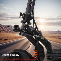 For Scooter Kukirin G2 Master Steering Damper Bracket CNC Carbon Fiber Stabilizer Steering Damper Adjustable Steering Damper Kit