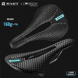 RYET X6P T200 Super Light Carbon Saddle 110g 125g 160g 3D Printed or EVA Foam 7x9mm Rail 140mm 142mm Road Racing Bike Seat