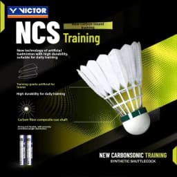 2026 New shuttlecocks NCS TRAIN Training-specific artificial ball, competition-grade badminton shuttlecock 12pcs/ tube