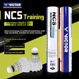 2026 New shuttlecocks NCS TRAIN Training-specific artificial ball, competition-grade badminton shuttlecock 12pcs/ tube
