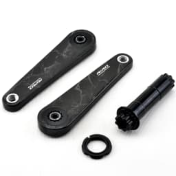 RIRO Carbon Fiber Road Crankset 29MM 50-34/52-36/53-39T Compatible with 11/12 Speed Shimano Direct Mount /110/130BCD Chainrings