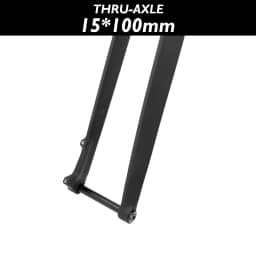 ODINZEUS 3K Carbon Fiber Fork, MTB Bike Fork, Thru Axle 15*100mm, Straight/Conical, Matte/Gloss,26"/27.5"/29" inches,disc brake