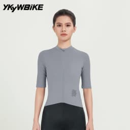 YKYWBIKE Women Cycling Jersey Summer Bicycle Short Sleeve Shirt Lightweight Breathable Female Road Bike Jersey SPF 50+ Clothing