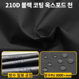 Multi-mode Car Side Sunshade Awning 4x2.5m Black Coated Tarp 210D Waterproof SUV Tent Outdoor Camping Canopy Shelter