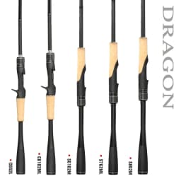 TSURINOYA Long Casting Rod DRAGON 2.16m 2.28 2.44m M ML Spinning Fishing Rod For SeaWater Fresh Water FUJI Carbon 2Section Cane