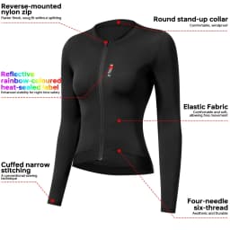 X-TIGER Women's Cycling Jersey Road Bike Jersey UV Protective Long Sleeve MTB Cycling Clothing Breathable