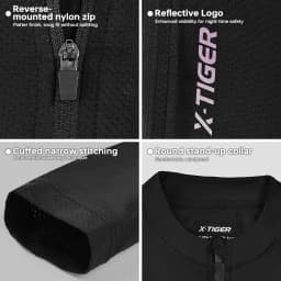 X-TIGER Women's Cycling Jersey Road Bike Jersey UV Protective Long Sleeve MTB Cycling Clothing Breathable