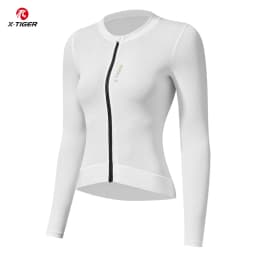 X-TIGER Women's Cycling Jersey Road Bike Jersey UV Protective Long Sleeve MTB Cycling Clothing Breathable